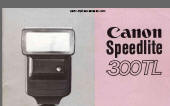 Canon Speedlite 300TL flash