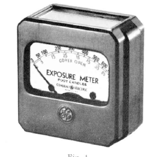 GE Exposure Meter - foot candles