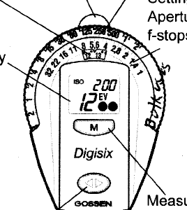 Gossen digisix light meter