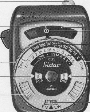 Gossen sixtar meter