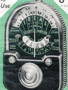 Ideal Direct Reading light Meter