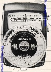 Gossen LUNASIX3 light meter