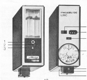 Metz Mecablitz 193 - 195 - 196 flash