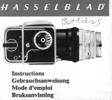 Hasselblad Nomogram