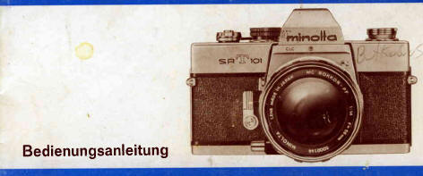 Minolta SR-T 101 Bedienungsanleitung camera