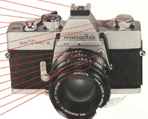 Minolta SR-T MC camera