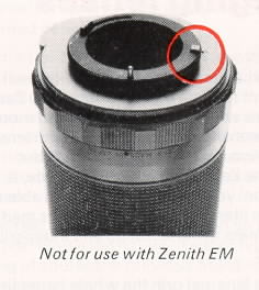 Zenith EM camera