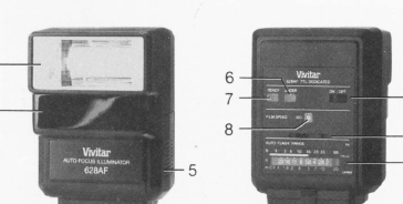 Vivitar 628 AF flash unit