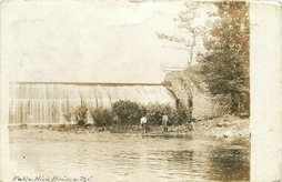 Historic High Bridge N.J. post cards, High Bridge Falls