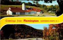 Flemington, NJ - Hunterdon County postcard