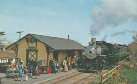 Historic Flemington N.J. post cards - Ringo's train stop
