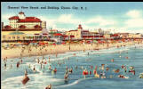 Ocean City, NJ - beach - 1940s