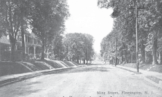 Historic Flemington N.J. post cards - Flemington, NJ Mine St.