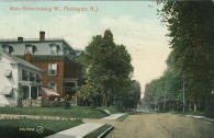 Historic Flemington N.J. post cards - Main Street Flemington - 1912