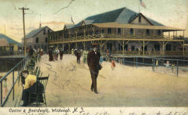 Historic  Wild Wood NJ post card