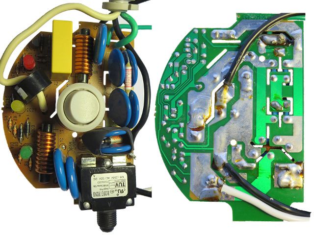 Surge protection in outlet strips