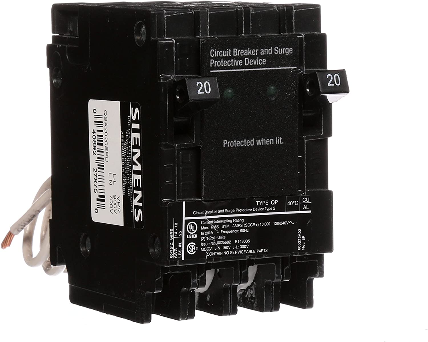 Whole house surge protection